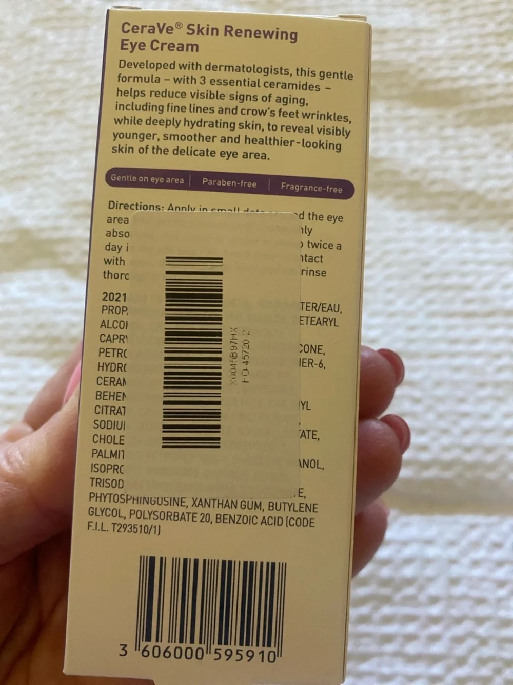 CeraVe Eye Cream New Pack of 2 in purchase